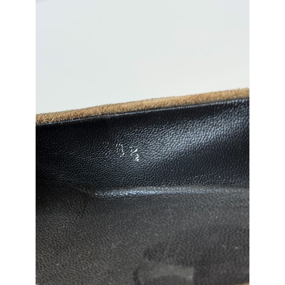 Prada Suede Leather Pointed Kitten Heels Womens Size 38.5 (US 8.5) Beige Vintage - Picture 13 of 13